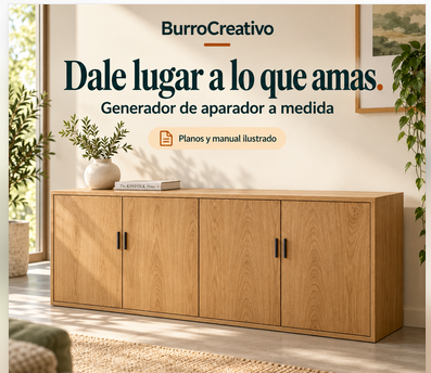 Aparador de cuatro puertas