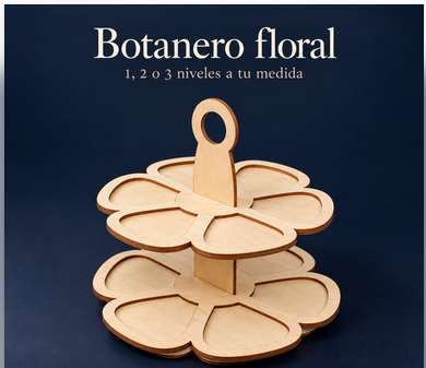 Botanero floral a medida
