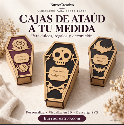 Caja de ataúd personalizada