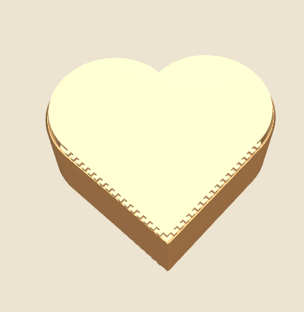 Caja corazón