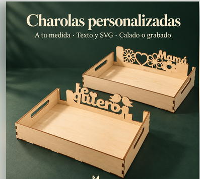 Charolas personalizadas