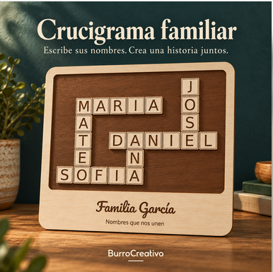 Crucigrama familiar automático