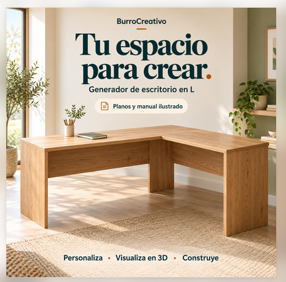 Escritorio en L a medida