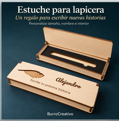 Estuche para lapicera personalizado