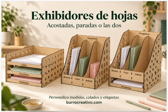 Exhibidor de hojas