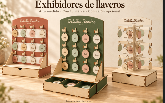 Exhibidor de llaveros