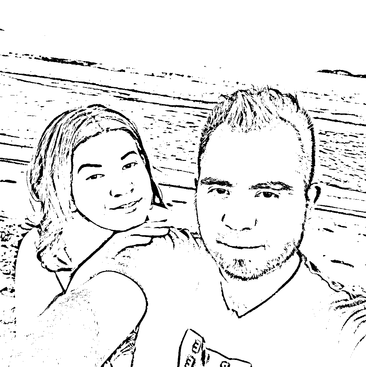 Foto a Dibujo de Líneas