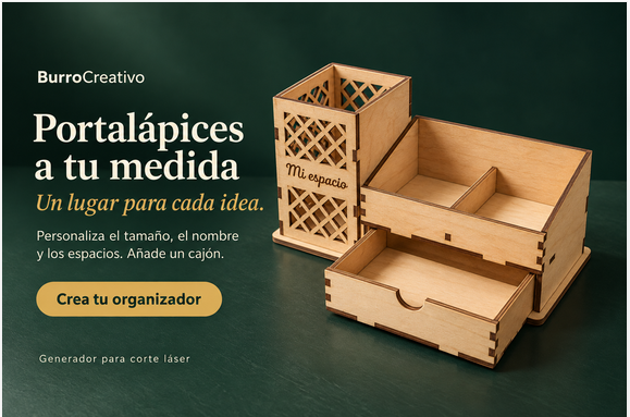 Portalápices organizador a medida
