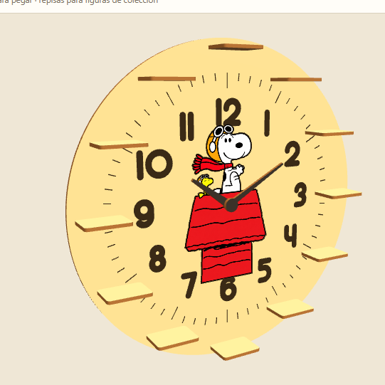 Reloj de pared a la medida