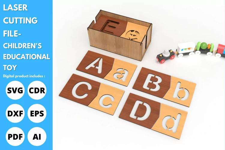Abecedario educativo - Corte Láser