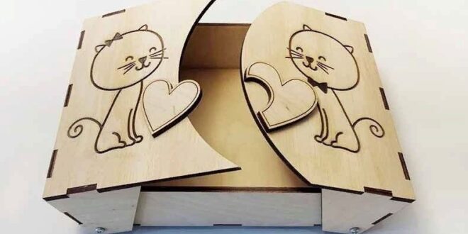 Caja con gatos