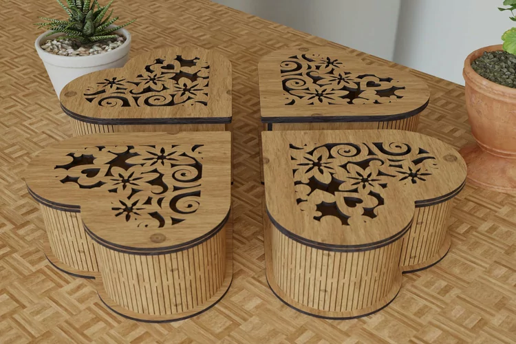 Caja de corazón