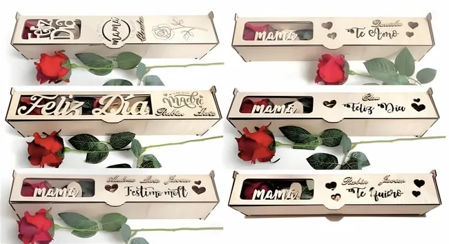 Caja de rosas - Dia de las madres