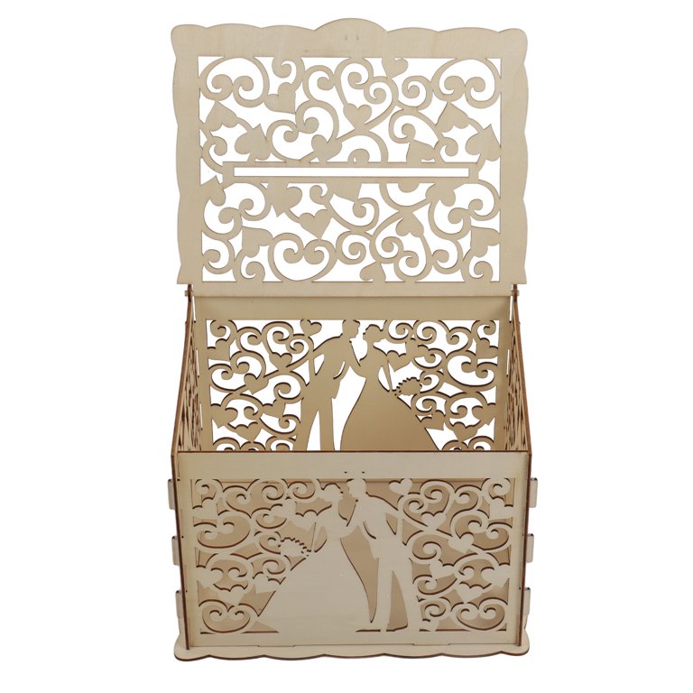 Caja lluvia de sobres boda - Corte Laser - Gratis