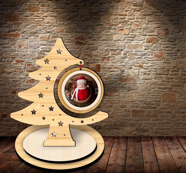 Descarga - Arbolito navideño porta foto