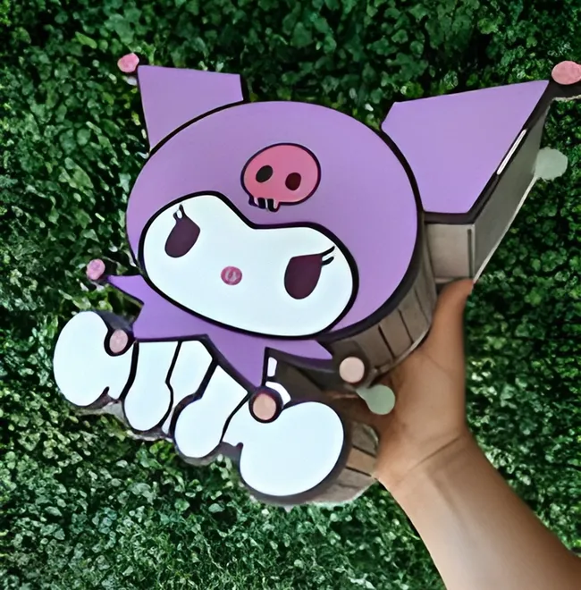 Descarga - Caja Kuromi - Corte Láser