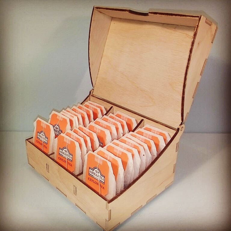 Descarga - Caja para el Te - Corte Láser