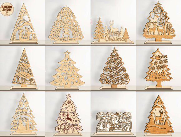 Descarga - Pack de arboles navideños