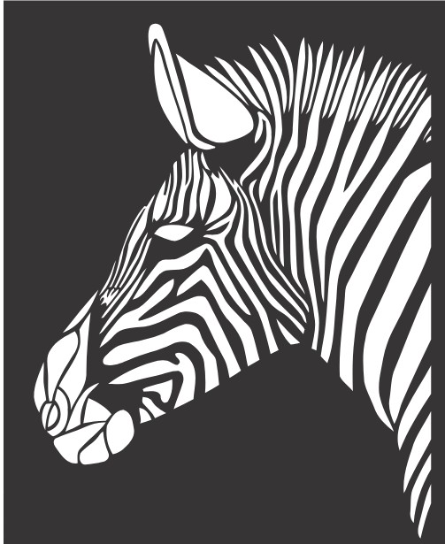 Descarga vector de zabra