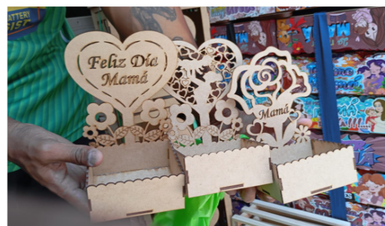 Detalle dia de las madres - Corte Laser
