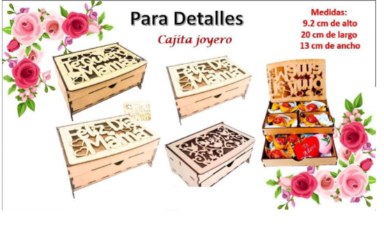 Detalle dia de las madres - Corte Laser