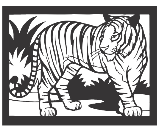 Dscarga cuadro de pared de tigre