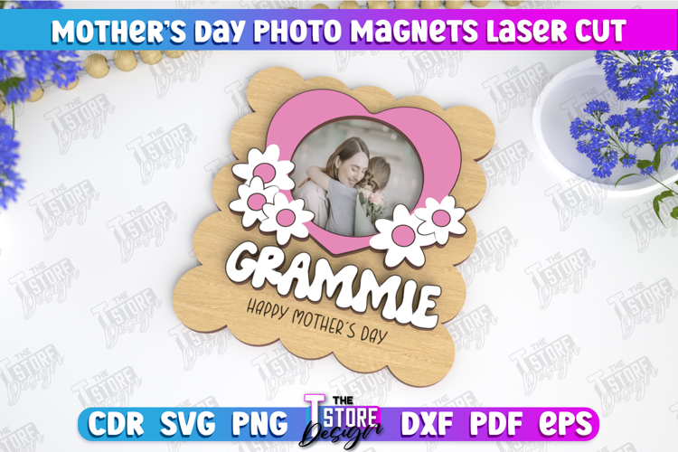 Imán con foto para el Día de la Madre | Imán con foto personalizado | Regalo