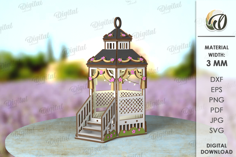 Kiosco 3d Corte Láser