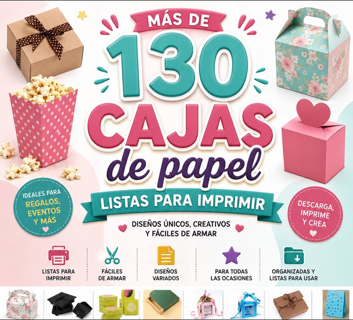 Mas de 130 cajas de papel