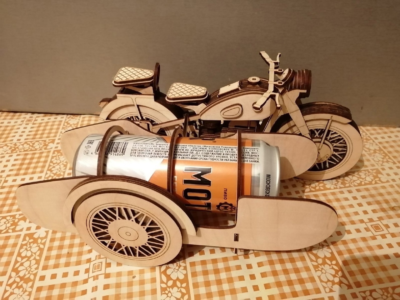 Moto porta lata - Día del Padre