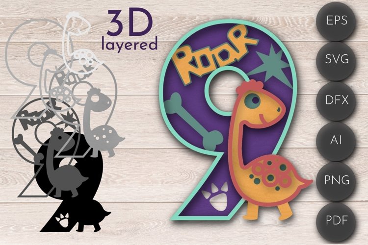 Numeros y Letras multicapa Corte Laser