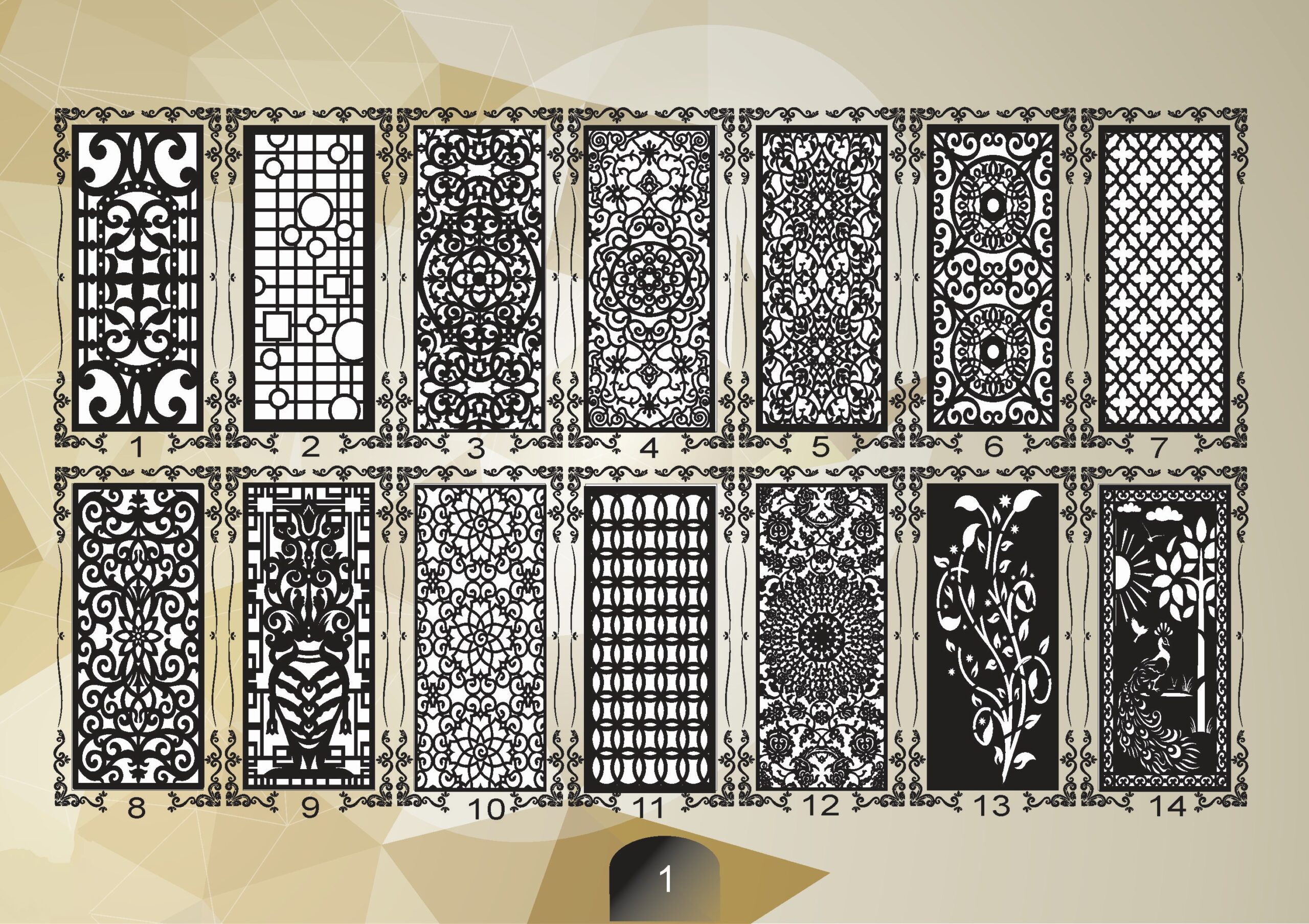 Pack de celosías para corte láser CNC Gratis - mas de 2000