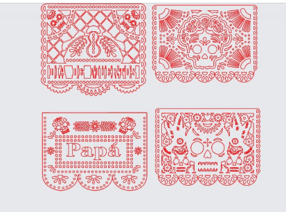 Papel picado dia de muertos