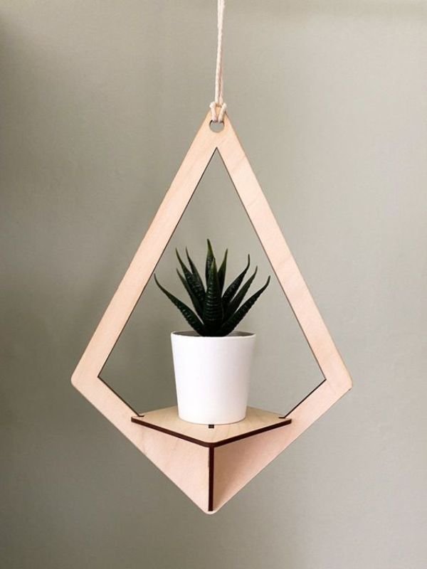 Planta colgante - Corte Laser