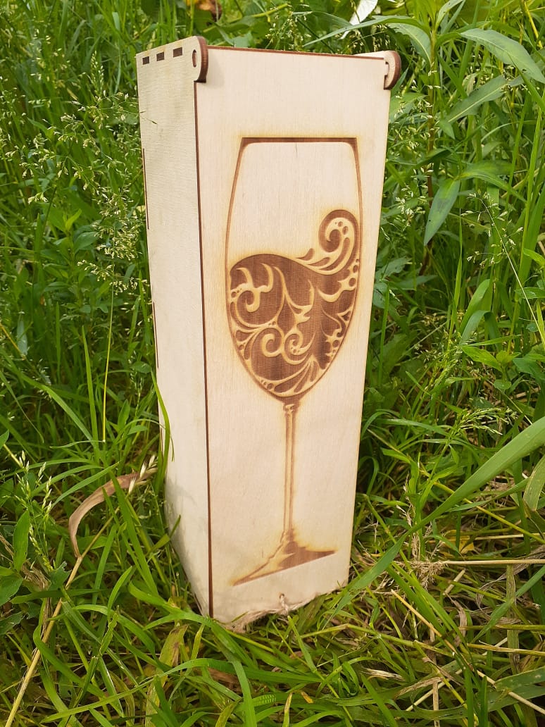Porta botella de vino personalizable
