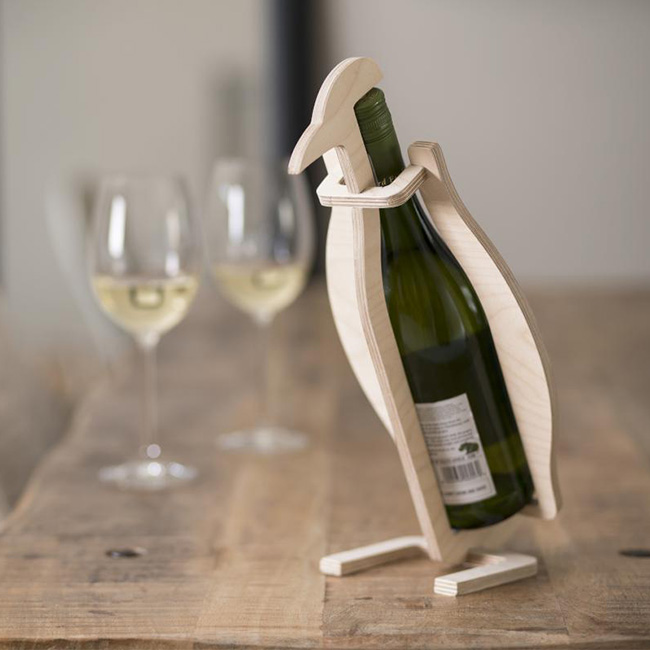 Porta botella pingüino
