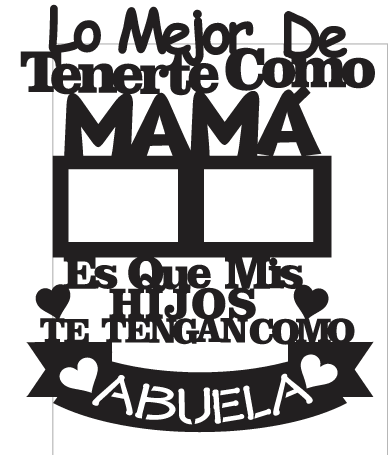 Porta retrato Día de las madres